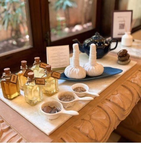 In the fast-paced world we live in, the quest for relaxation and rejuvenation is more critical than ever. Among the myriad of wellness practices available, Abhyanga stands out as a profound and deeply therapeutic Ayurvedic massage technique. Abhyanga, a traditional Indian Ayurvedic massage, involves the rhythmic application of warm herbal oils over the body. Indian Spa, Wellness Practices, Ayurvedic Spa, Herbal Oils, Spa Gift Card, Ayurvedic Massage, Spa Wellness, Massage Benefits, Spa Decor