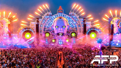 You NEED To See This Incredible New Festival Stage In All Its Glory [VIDEO] Music Festival Photography, Tomorrowland Festival, Future Festival, Festival Stage, Future People, Concert Stage Design, Festival Aesthetic, Music Themed Wedding, Led Stage