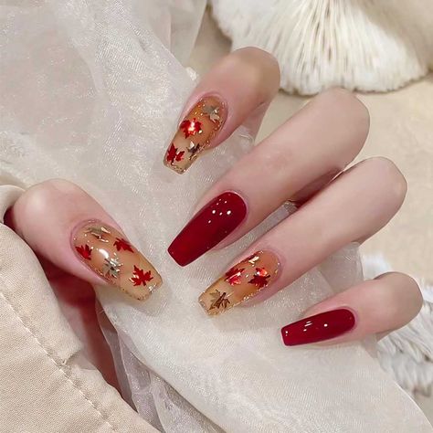 Nails Medium, Thanksgiving Nails, Fall Nail Art, Girls Nails, Stick On Nails, Halloween Nail Art, Autumn Nails, False Nail, Fall Nail Designs