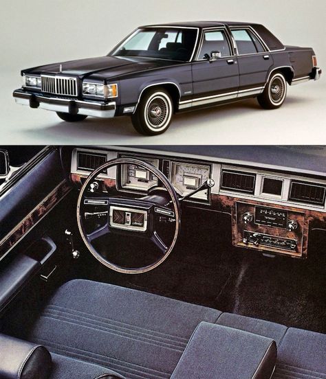 1982 Mercury Grand Marquis 80s Luxury Cars, Gran Marquis, Rich Cars, Mercury Marquis, Caprice Classic, Mercury Grand Marquis, Automobile Advertising, Mercury Cars, Auto Retro