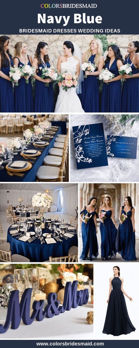 Navy Blue Bridesmaid Dresses Long, Blue Bridesmaid Dresses Long, Long Navy Blue Bridesmaid Dresses, Glitter Bridesmaid Dresses, Navy Blue And Gold Wedding, Navy Blue Bridesmaid, Blue Gold Wedding, Navy Blue Bridesmaids, Silver Bridesmaid Dresses