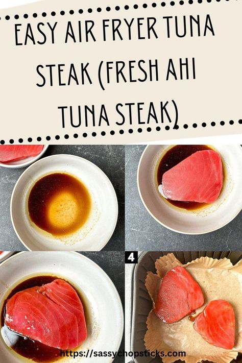 This air fryer tuna steak recipe is easy and perfect for busy weeknights. You can enjoy a delicious air-fried tuna steak meal in no time. Air Fryer Tuna Steak, Air Fryer Tuna, Tuna Steak Recipe, Ahi Tuna Steak, Tuna Steak Recipes, Tuna Steak, Tuna Steaks, Ahi Tuna, Easy Air Fryer