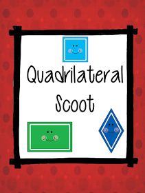 Teaching is Colorful: Quadrilaterals Freebie!! Quadrilateral Activities, Teaching Quadrilaterals, Quadrilaterals Activities, School Finds, Interactive Math Journals, Teaching Geometry, Bee Classroom, Geometry Activities, Fifth Grade Math