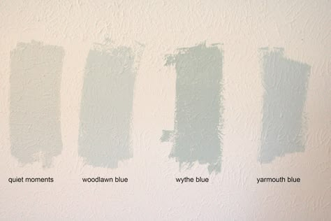 benjamin moore quiet moments | and Benjamin Moore HC-150: Yarmouth Blue Home Gallery Design, Gallery Design Ideas, Quiet Moments Benjamin Moore, Woodlawn Blue, Wythe Blue, Guest Bedroom Remodel, Kids Bedroom Remodel, Small Bedroom Remodel, Favorite Paint Colors