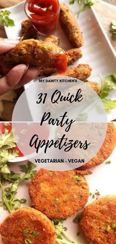 31 Easy & Quick Veg Party Appetizers - My Dainty Kitchen #appetizer, #partyappetizer, #quickappetizer, #vegappetizer, #veganappetizer, #easysnack, #partysnacks Vegetarian Party Appetizers, Bruschetta Board, Quick Party Appetizers, Easy Indian Appetizers, Veg Starter Recipes, Veg Appetizers, Veg Snacks, Indian Appetizers, Quick And Easy Appetizers