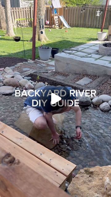 Meg Wilson on Instagram: "DIY River Guide out NOW! You asked, so we created it. Happy Summer - go create your own backyard oasis. 🌿 

Find in my bio or tap: https://lifeonshadylane.com/product/diy-river-guide-how-to-build-your-own-river-and-create-your-own-backyard-oasis/ 

(PS it’s on SALE this weekend only, through Memorial Day!) 

#backyard #diyriver #diypond #backyardmakeover" Backyard River Ideas, Diy Lazy River In Backyard, Backyard River, Backyard Creek, Backyard Diys, Diy Pond, Pretty Garden, Garden Oasis, Instagram Diy