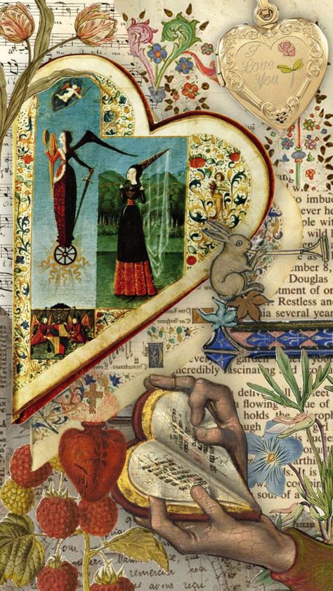 Medieval Moodboard, Aesthetic Shuffles, Medieval Aesthetic, Medieval Paintings, Medieval Woman, Heart Vintage, Moodboard Aesthetic, Iphone Homescreen Wallpaper, Grunge Art