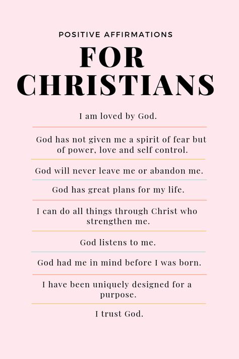 36 Positive Affirmations for Adults, Christians, Moms + Kids - Paisley + Sparrow God Centered, Christian Affirmations, Affirmations For Kids, Ayat Alkitab, Affirmations For Women, Daily Positive Affirmations, Life Quotes Love, Morning Affirmations, Words Of Affirmation