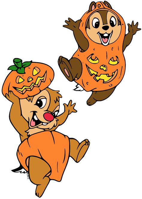 Halloween Drawings Disney, Disney Halloween Stickers, Cute Halloween Cartoon Drawings, Disney Halloween Clipart, Disney Halloween Painting, Disney Halloween Drawings, Cute Halloween Cartoons, Chip And Dale Drawing, Halloween Costumes Drawings