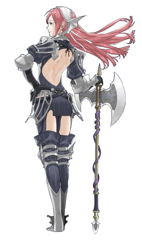 Cherche - The Fire Emblem Wiki - Shadow Dragon, Radiant Dawn, Path of Radiance, and more Yusuke Kozaki, Fire Emblem Games, Fire Emblem Characters, Fire Emblem Fates, Comic Manga, Fire Emblem Awakening, Fire Emblem Heroes, Warrior Girl, Female Character Design