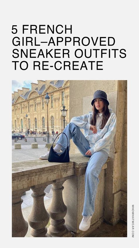 5 super-cute French girl-approved sneaker outfits to recreate. Parisian Sneakers Outfit, Superga Sneakers Outfit, Superga Outfit, Outfits To Recreate, Jeans And Sneakers Outfit, French Outfits, Chic Office Wear, Sundress Outfit, Parisian Outfits