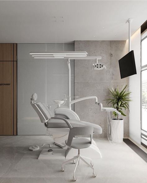 Clinic Aesthetic, Dental Room, Dentist Office Design Interiors, Narrow Laundry, Dental Design Interior, Dentistry Office, Dentist Office Design, Dental Cabinet, Dentist Clinic