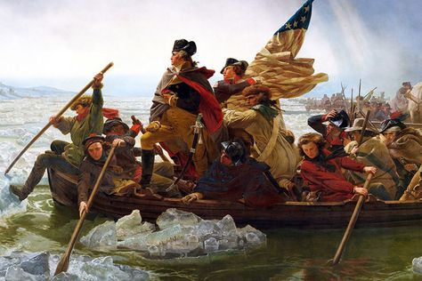 Erased from history: Black Patriots of the American Revolution | The Milwaukee Independent Washington Crossing The Delaware, Crossing The Delaware, Continental Army, Marine Art, Classic Paintings, American Presidents, Benjamin Franklin, George Washington, Painting Photos