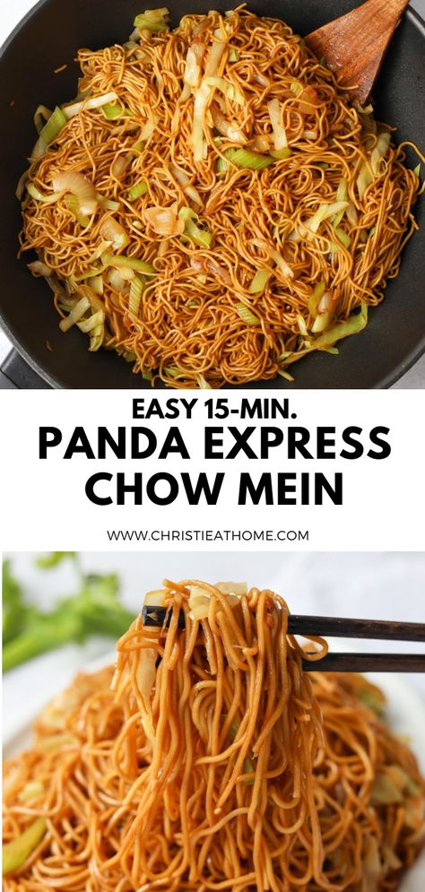 Easy Chow Mein Recipe, Homemade Chinese Food, Chow Mein Recipe, Chinese Cooking Recipes, Easy Chinese Recipes, Panda Express, Chow Mein, Chinese Dishes, Nutrition Health