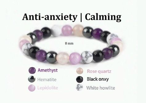 Hematite Jewelry, Healing Gemstone Bracelets, Bracelets With Meaning, Crystal Healing Stones, Crystal Healing Bracelets, Crystal Beads Bracelet, Natural Stone Bracelets, Amethyst Quartz, Healing Bracelets