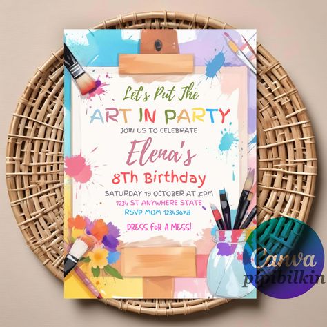 Party invite template