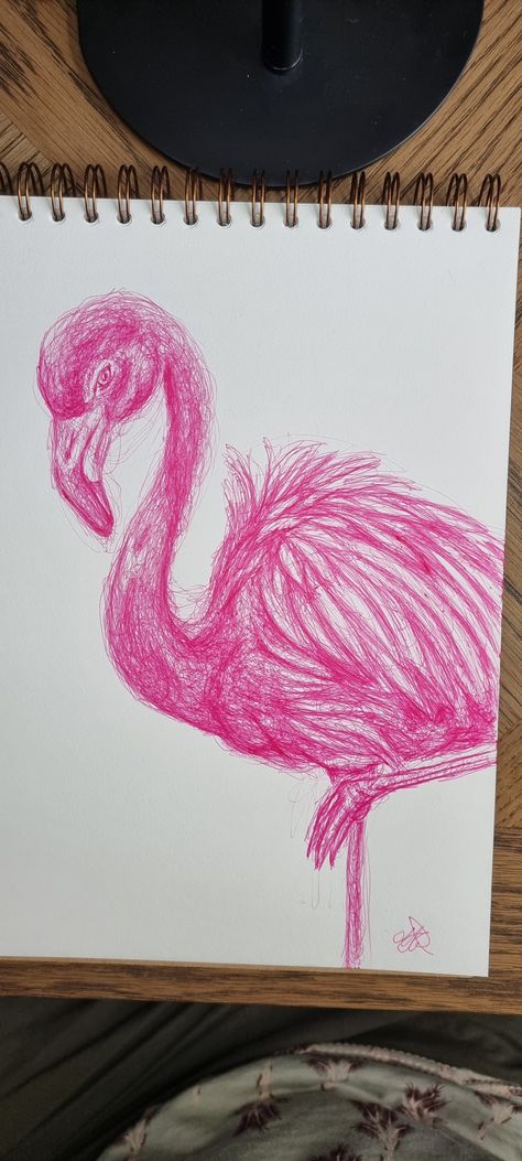 Weird Pen Drawings, Cool Pen Drawings Sketch, Pink Pen Drawing, Colour Pen Drawing Ideas, Art Inspo Colored Pencil, Colorful Pen Drawings, Color Pen Art Drawings, Colored Pen Drawing, Biro Doodles