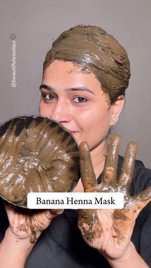 7.8M views · 40K reactions | Black Banana Henna Hair Mask| Black Dye Mask, Natural Black Hair Color #hair #haircolor #longhair #hairfall | Black Banana Henna Hair Mask| Black Dye Mask, Natural Black Hair Color #hair #haircolor #longhair #hairfall | By Beautiful You | Facebook Henna Hair Mask, Natural Black Hair Color, Banana Hair Mask, Natural Black Hair, Black Banana, Henna Hair, Black Hair Color, Mask Black, Black Natural Hairstyles