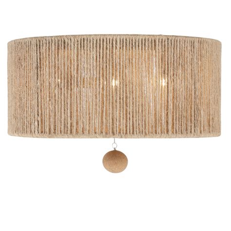 Jute Shades, Boho Centerpiece, Crystorama Lighting, Subtle Beauty, Ceiling Light Shades, Earth Color, Flush Mount Lighting, Natural Jute, Flush Mount Ceiling