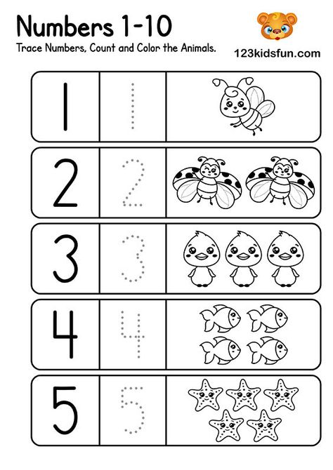 Prek Math Activities Worksheets, Kg1 Worksheets Maths, Prek Math Worksheets Free Printables, Pre K Math Activities Free, 123 Worksheets Free Printable, 123 Activities Preschool, Math Worksheets Preschool Free Printable, Math Worksheet For Preschool, Preschool Review Worksheets Free