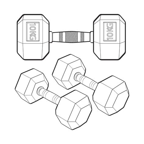 Download the Set of Heavy sport dumbbell for gymnastics, outline sketch vector isolated with white background. 24762516 royalty-free Vector from Vecteezy for your project and explore over a million other vectors, icons and clipart graphics! Dumbell Doodle, Dumbell Drawing, Dumbbell Drawing, Weights Drawing, Weight Drawing, Daily Doodle, Hex Dumbbells, Dumbbell Set, Wood Burning Art