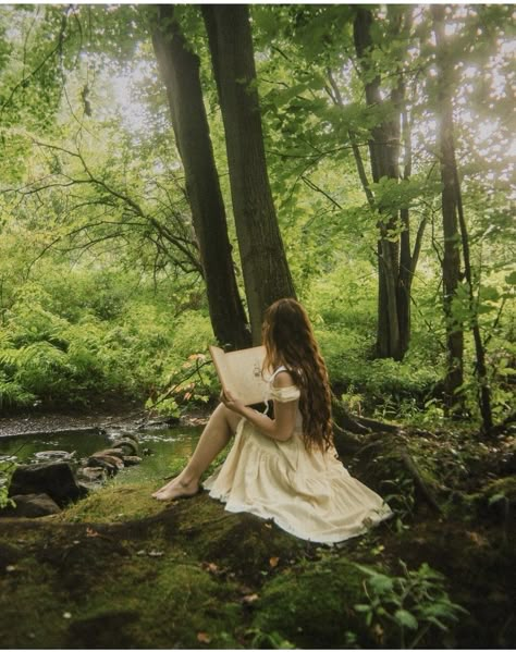 Woods Aesthetic Light, River Photoshoot, Ethereal Photography, Fairy Photoshoot, Fairytale Aesthetic, Nature Photoshoot, Ethereal Aesthetic, Dreamy Photography, Fantasy Magic