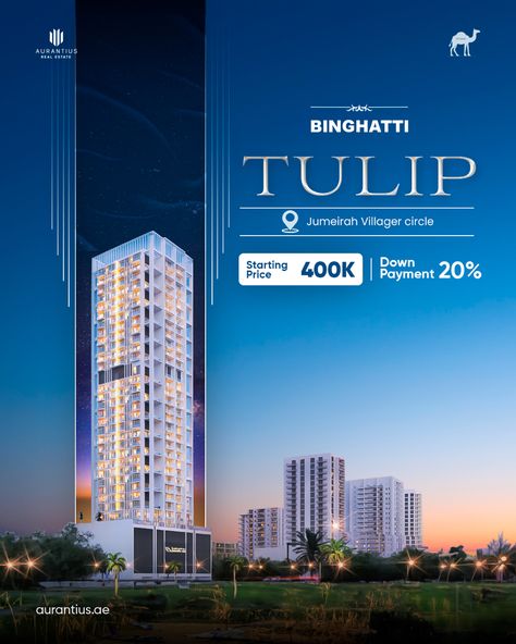 Binghatti Tulip is a promising off-plan property development in a prime location in Dubai. It offers a range of luxurious apartments and amenities, and is expected to be a popular choice for investors and homebuyers alike. Starting from: 400k Get in Touch: info@aurantius.ae 👉🏻https://aurantius.ae/contact/ ☎️ 044498495 #dubai #tiarasapphire #palmjumeirah #dubairealestate #aurantiusrealestate Luxury Real Estate Hoarding Design, Real Estate Launch Ads, Real Estate Amenities Creative Ads, Hotel Post Design, Property Ads Creative, Creative Real Estate Ads, Real Estate Creative Post, Real Estate Poster Design, Apartment Advertising