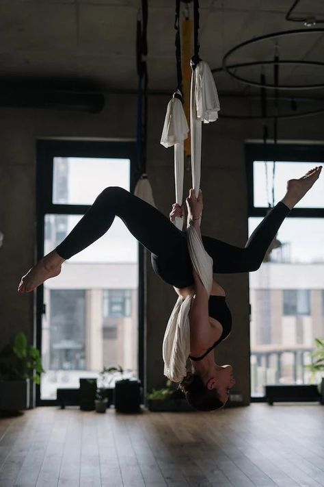 10,000+ Best Yoga Images · 100% Free Download · Pexels Stock Photos Flying Yoga, Aerial Yoga Poses, Yoga Inversions, Yoga Images, Yoga Aesthetic, Aerial Dance, Acro Yoga, Aerial Yoga, Yoga Health