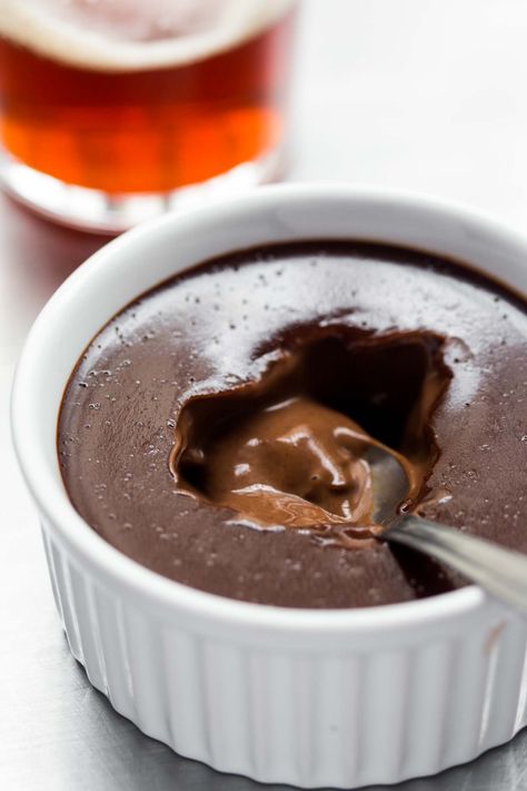 Chocolate Pots de Creme French Custard, Custard Recipes, Eclairs, Chocolate Pudding, Chocolate Pots, Chocolate Desserts, Flan, Custard, Chocolate Recipes