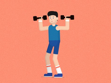 we create another project with characters! Gym Animation, Sport Gif, Gif Animated, Sport Body, Character Education, Animation Studio, Sports Design, Animated Characters, Weight Lifting