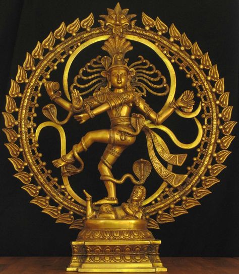 Nataraja: Lord of the Dance of Destruction Himalayan Academy, Dancing Shiva, Yoga Studio Design, Hindu Statues, Indian Sculpture, Psy Art, Shiva Wallpaper, Hinduism Art, Shiva Statue