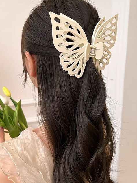 Butterfly Hairstyle, Party Hair Accessories, Hair Accessories Collection, Clip Hairstyles, Hair Accessories Clips, Hair Claws, Girly Accessories, Butterfly Hair, Hair Decorations