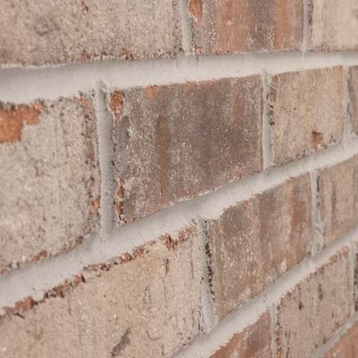 Brick Veneer at Lowes.com Brick Veneer Siding, Brick Veneer Panels, Old Mill Brick, Interior Brick, Build A Fireplace, Brick Paneling, Brick Backsplash, Brick Veneer, Stone Siding