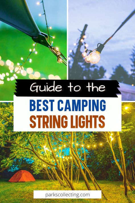 Best camping string lights. Includes tent string lights, camping string lights outdoor settings, camping string lights campers and car camping fairy lights. String lights camping | Best string lights for camping | Camping string lights ideas | Car camping string lights | Camping fairy lights ideas | Fairy light camping | tent with fairy lights camping | camping lighting ideas | tent camping lighting ideas | vintage camping string lights Camp Lighting Ideas, Fairy Lights Camping, Campsite Lighting Ideas, Fairy Lights Ideas, Campsite Lighting, Camping String Lights, Rv Lighting, Awning Lights, 12v Led Lights