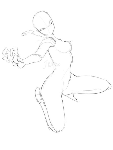 Spidersona Drawing Base, Spiderman Drawing Poses, Spiderman Drawing Base, Spidersona Oc Base, Spidersona Base Women, Spider Man Base Drawing, Spiderverse Poses, Spiderman Base Pose, Spiderman Reference Poses