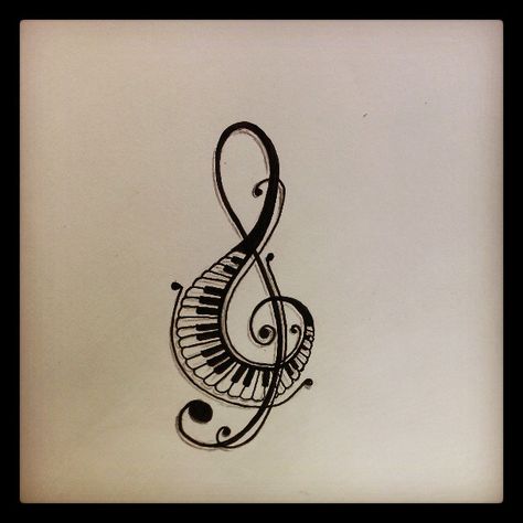 Music Notes Symbols Tattoos | Clipart Panda - Free Clipart Images Marquesan Tattoo, Notes Symbols, Music Symbol Tattoo, Piano Tattoo, Poker Tattoo, Music Note Symbol, Koi Tattoo Design, Tattoo Music, Music Note Tattoo