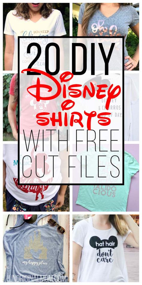 Silhouette Disney, Disney Shirts For Men, Projets Cricut, Diy Disney Shirts, Diy Disney, Womens Disney Shirts, Family Diy, Mason Jar Crafts Diy, Disney Fantasy