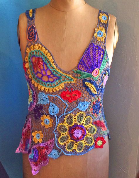 Crochet halter top