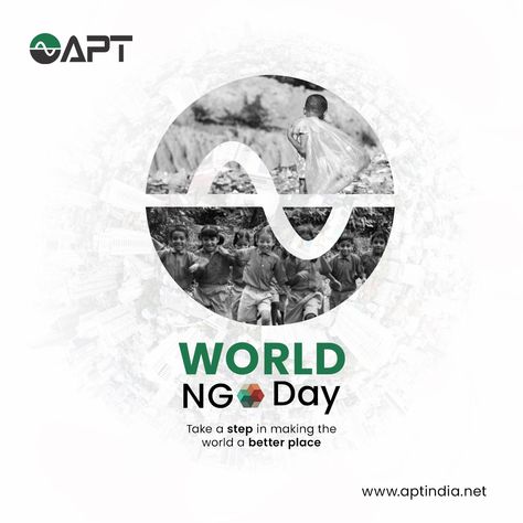 Let us use World NGO Day as an opportunity to recognize the good work being done by NGOs around the world and to commit to helping them in any way we can. APT India wishes all NGOs a very Happy World NGO Day!! #APT #APTElectronics #APTElectronicsPvtLtd #worldngoday #worldngoday2023 #ngo #society #nation #children #support #socialwork #humanity #ngoindia #education #donate #help World Ngo Day Creative Ads, Ngo Social Media Post, World Ngo Day, Social Work, Very Happy, Social Media Post, The Good, Around The World, Social Media