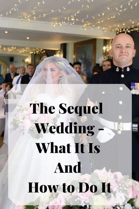 The sequel wedding, what is is and how to plan one - Fabulous Functions UK Sequel Wedding Ceremony, Sequel Wedding, I Do Bbq, Intimate Wedding Ceremony, Commitment Ceremony, Wedding Set Up, Second Weddings, Marriage Ceremony, Big Party