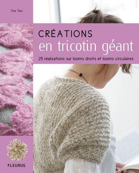 photo tricot modèle pull tricotin géant Tricotin Long, Big Knit Blanket, Chunky Knit Pillow, Jumbo Yarn, Big Knits, Easter Crochet Patterns, Circular Knitting, Stockinette Stitch, Loom Knitting