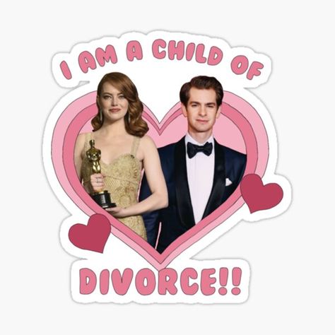 andrew garfield and emma stone child of divorce • Millions of unique designs by independent artists. Find your thing. Andrew Garfield And Emma Stone, Emma Stone And Andrew Garfield, Child Of Divorce, Emma Stone Andrew Garfield, Vintage Shirt Design, Arte Peculiar, Divorce And Kids, Pink Vibes, Andrew Garfield