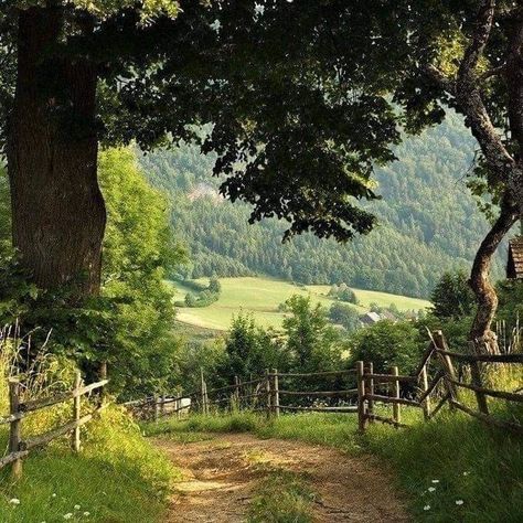 Drømme Liv, Pretty Landscapes, Dirt Road, Fete Anime, English Countryside, Nature Aesthetic, Pretty Places, Green Aesthetic, Country Life