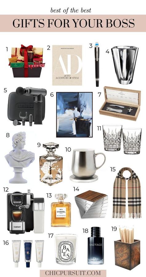 The Best Expensive Gifts For Your Boss | A collection of the best luxury gifts for boss, all the way from luxury gifts for women most expensive, expensive gifts for women luxury, and more luxury gift ideas for her. There’s also luxury gifts for men, luxury gifts for him and expensive gifts for him. These luxury gift ideas for boss are definitely worth the money! #luxurygifts #luxurygiftideas #luxurygiftsformen #luxurygiftsforwomen #giftsforboss #luxurygiftsforboss #giftideas #gifts Ceo Gift Ideas, Expensive Gifts For Boyfriend, Expensive Gifts For Him, Gift For Boss Woman, Executive Gift Ideas, Expensive Gifts For Women, Expensive Presents, Gift Ideas For Boss, Expensive Gifts For Men