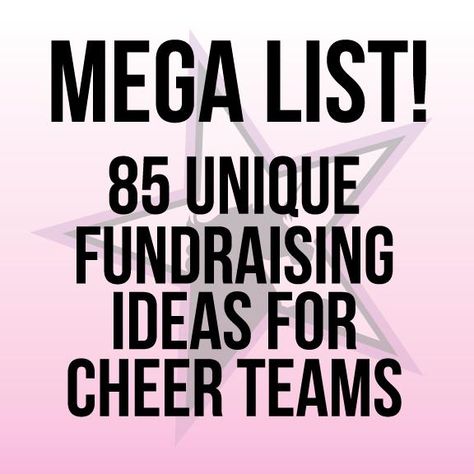 Cheer Fundraiser Ideas, Ideas For Fundraising, Cheerleading Routine, Cheerleading Fundraiser, Dance Fundraisers, Cheer Games, Golf Fundraiser, Fundraising Games, Unique Fundraisers