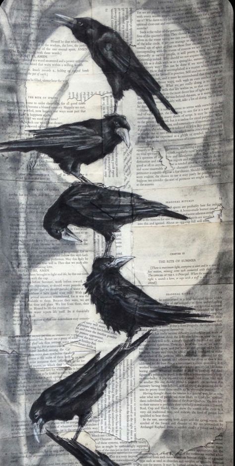 The Crow Wallpaper Iphone, Six Of Crows Aesthetic, Crows Aesthetic, Charcoal Painting, Raven Bird, Crow Art, Raven Art, Blood Art, Crows Ravens