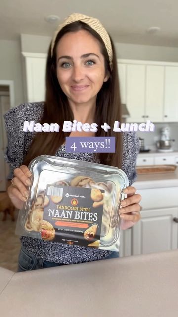 Recipes With Naan Bread Bites, Naan Lunchables, Simple At Home Lunch Ideas, Naan Bread Snack Ideas, Sam's Club Meal Prep, Naan Ideas Lunch, Naan Bites Recipes, Naan Meal Ideas, No Nut Lunches For Kids