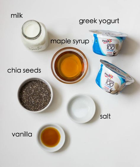 Vanilla Greek Yogurt Chia Seed Pudding - Little Broken Overnite Oats, Yogurt Pudding, Chia Yogurt, Seeds Recipes, Keto Diet Drinks, Night Oats, Keto Diet Vegetables, Keto Approved Foods, Daniel Plan