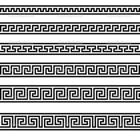 Greek Meander or Key.  They were among the most important symbols in ancient Greece; they, perhaps, symbolized infinity and unity; many ancient Greek temples incorporated the sign of the meander. Geometric Pattern Tattoo, Greek Ornament, Monster Tattoo, Greek Symbol, Band Tattoo Designs, Greek Pattern, Greek Mythology Tattoos, Muster Tattoos, Mythology Tattoos