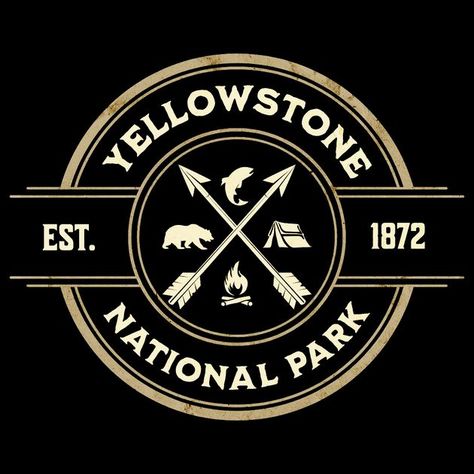 T Shirt Design Template, Text Layout, Blog Challenge, Background Remover, Parking Design, Yellowstone National, Yellowstone National Park, Text Effects, Premium Fonts